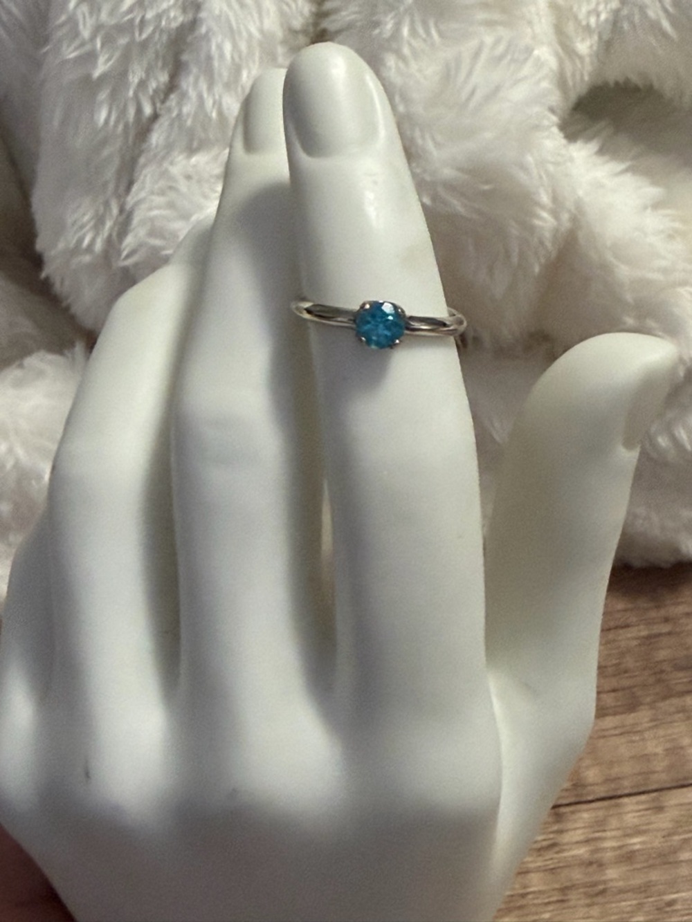 Natural Mined Stone Ring 925